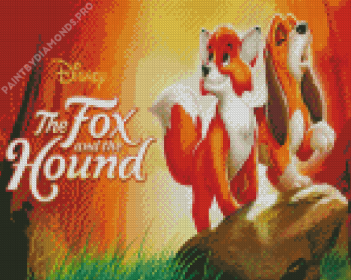 Fox and Hound Diamond Painting