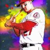 Mike Trout Mlb Diamond Painting