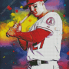 Mike Trout Mlb Diamond Painting