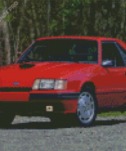 1986 Ford Mustang Svo Diamond Painting