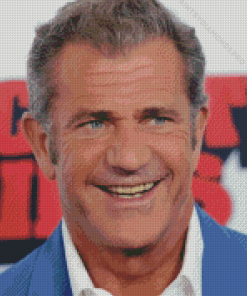 Actor Mel Gibson Diamond Painting