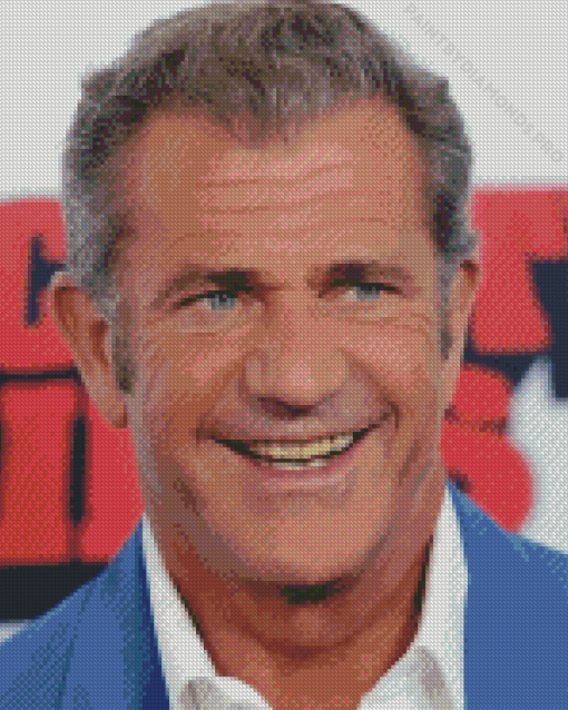 Actor Mel Gibson Diamond Painting