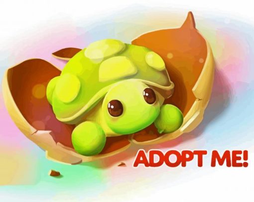 Adopt Me Turtle Diamond Painting