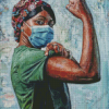 African American Nurse Diamond Painting