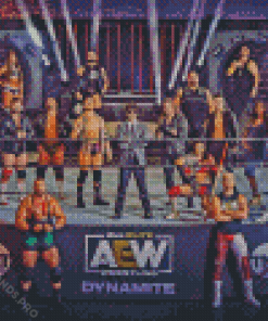 All Elite Wrestling Diamond Painting