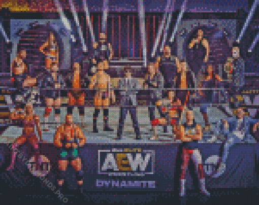 All Elite Wrestling Diamond Painting