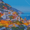 Amalfi Coast Night Diamond Painting