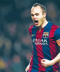 Andres Iniesta Diamond Painting