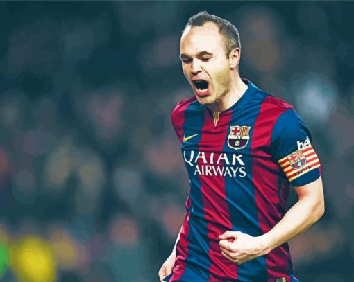 Andres Iniesta Diamond Painting