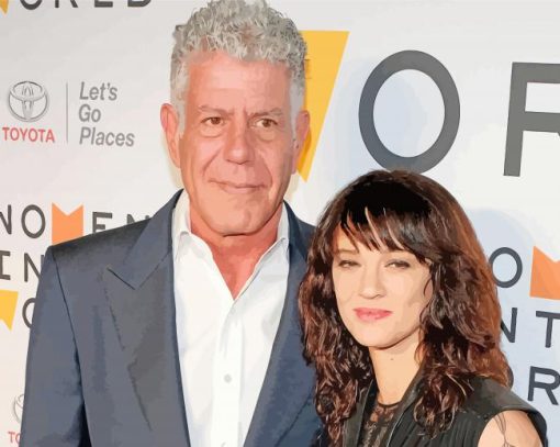 Anthony Bourdain And Argento Diamond Painting