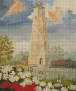 Bald Head Lighthouse Diamond Painting