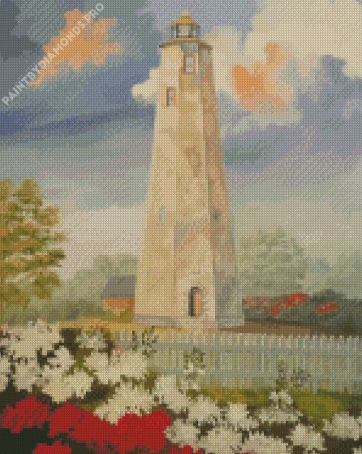 Bald Head Lighthouse Diamond Painting