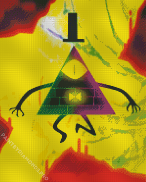 Bill Cipher Diamond Painting