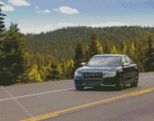 Black Audi S8 Diamond Painting