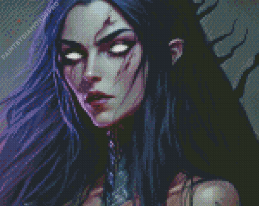 Bloody Siren Diamond Painting