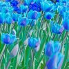 Blue Tulips Diamond Painting