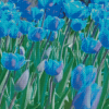 Blue Tulips Diamond Painting