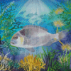 Bream Fish Underwater Diamond Painting