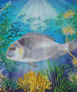 Bream Fish Underwater Diamond Painting