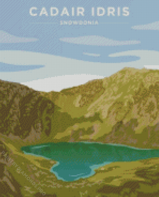 Cadair Idris Snowdonia Diamond Painting