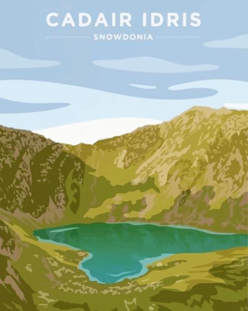 Cadair Idris Snowdonia Diamond Painting