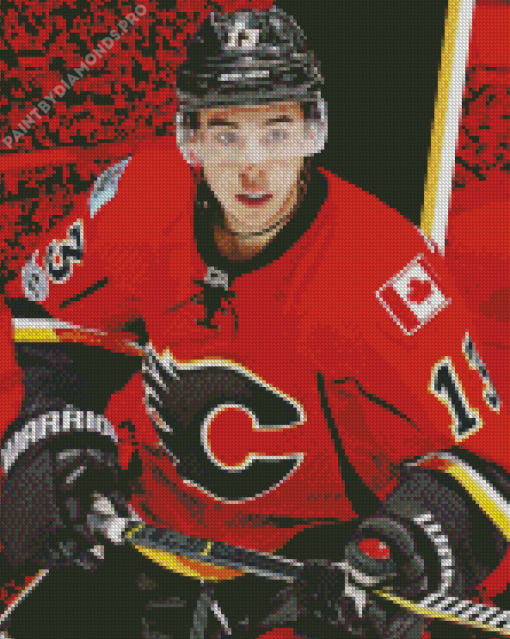 Calgary Flames Player Diamond Painting