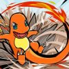 Charmander Art Diamond Painting