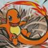 Charmander Art Diamond Painting