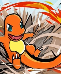 Charmander Art Diamond Painting