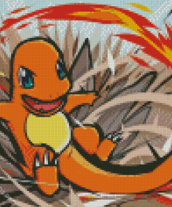 Charmander Art Diamond Painting