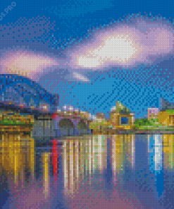 Chattanooga Skyline Diamond Painting