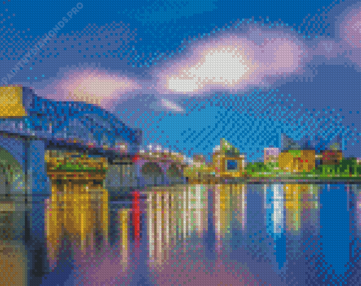 Chattanooga Skyline Diamond Painting