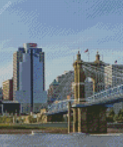 Cincinnati Buildings Diamond Painting