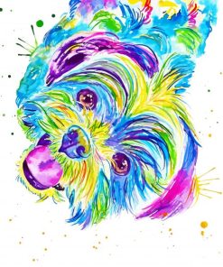 Colorful Shih Tzu Diamond Painting