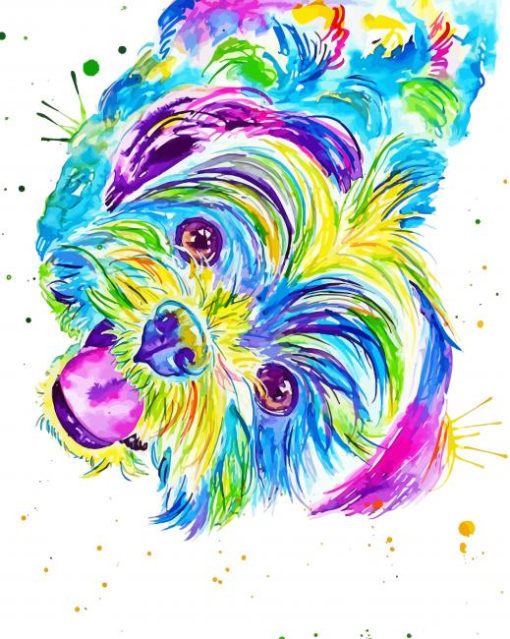 Colorful Shih Tzu Diamond Painting