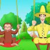 Curious George Diamond Painting