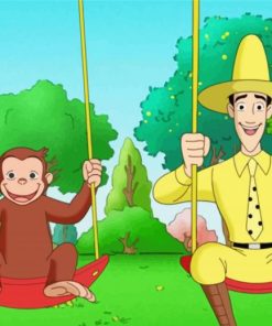 Curious George Diamond Painting