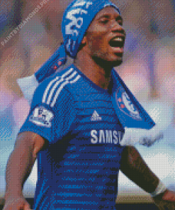 Didier Drogba Footballer Diamond Painting