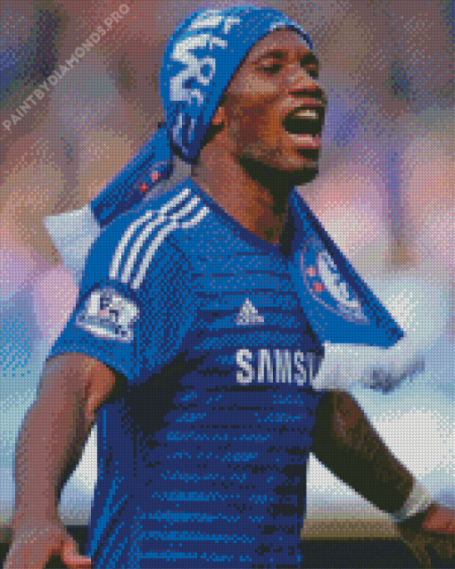 Didier Drogba Footballer Diamond Painting