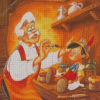 Disney Pinocchio Geppetto Diamond Painting