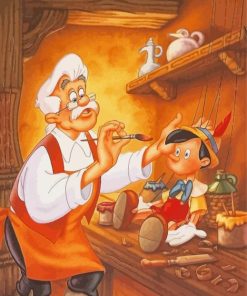 Disney Pinocchio Geppetto Diamond Painting