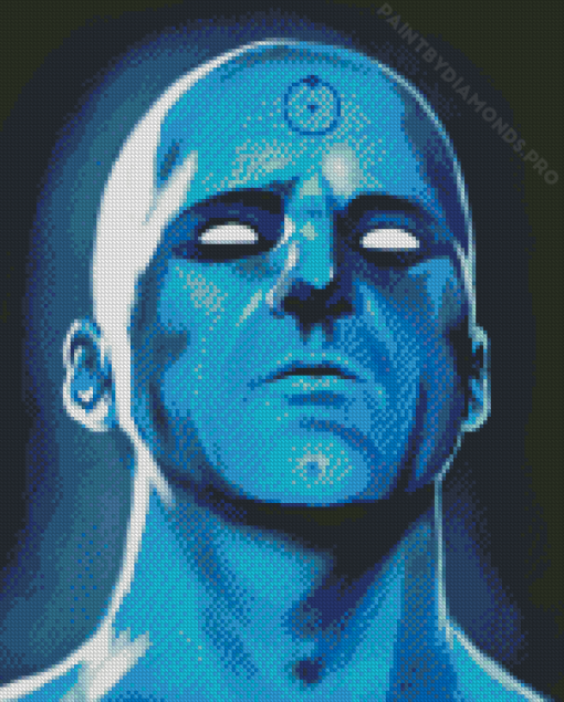 Doctor Manhattan Head Diamond Painting