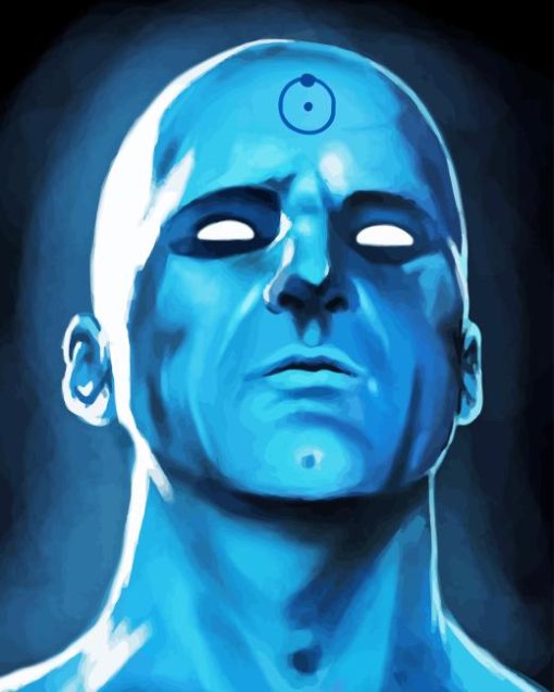 Doctor Manhattan Head Diamond Painting