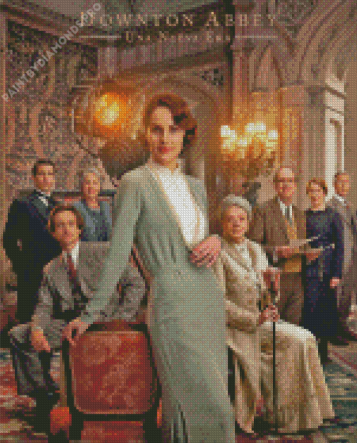 Downton Abbey Poster Diamond Painting