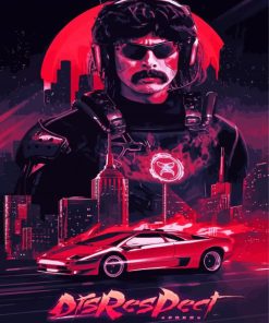 Dr Disrespect Diamond Painting