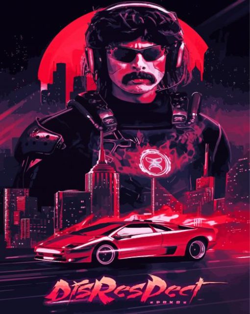 Dr Disrespect Diamond Painting