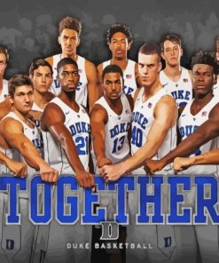 Duke Blue Devils Poster Diamond Painting