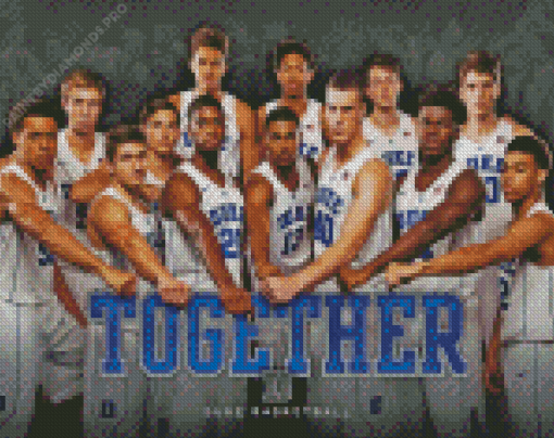 Duke Blue Devils Poster Diamond Painting