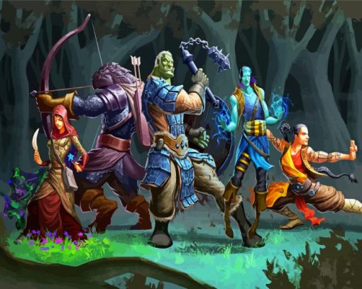 Dungeons Dragons Diamond Painting