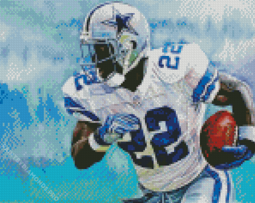 Emmitt Smith Art Diamond Painting